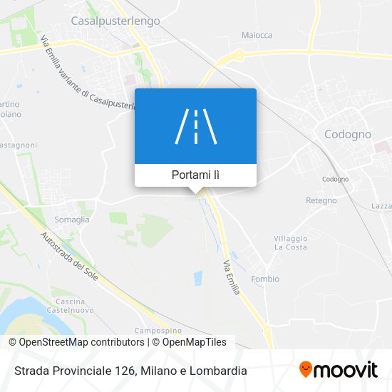 Mappa Strada Provinciale 126