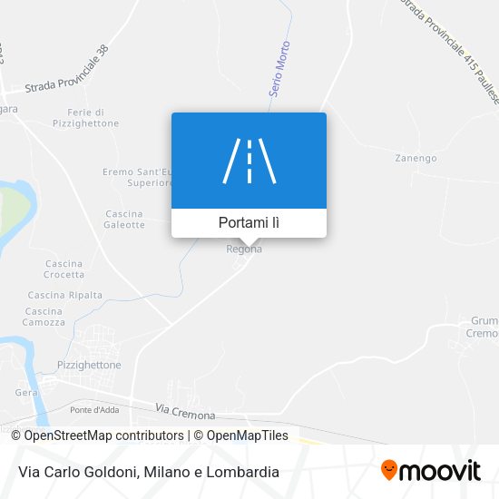Mappa Via Carlo Goldoni