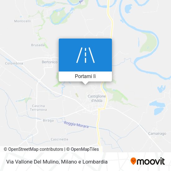 Mappa Via Vallone Del Mulino