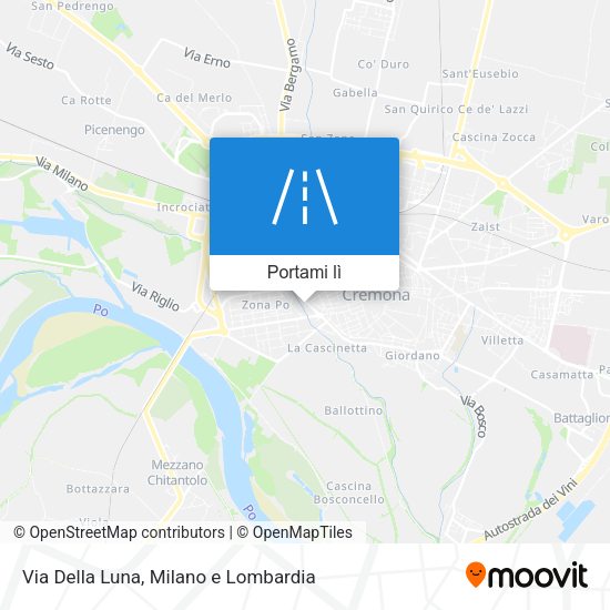 Mappa Via Della Luna