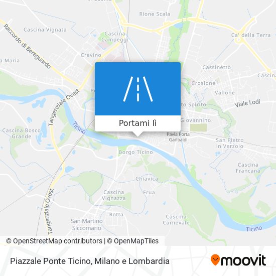 Mappa Piazzale Ponte Ticino