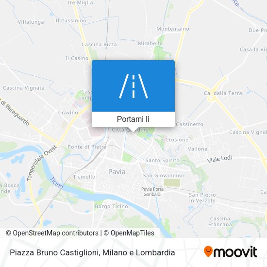 Mappa Piazza Bruno Castiglioni