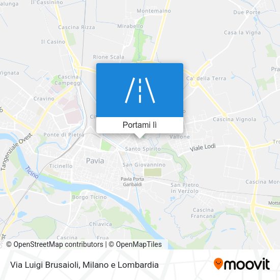 Mappa Via Luigi Brusaioli