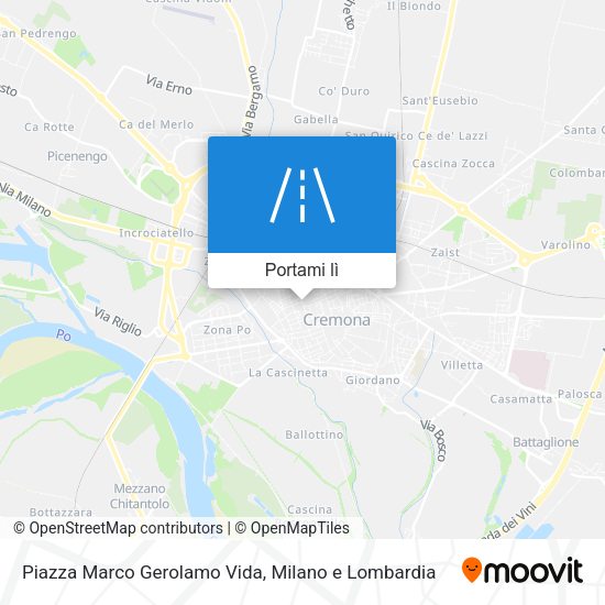 Mappa Piazza Marco Gerolamo Vida