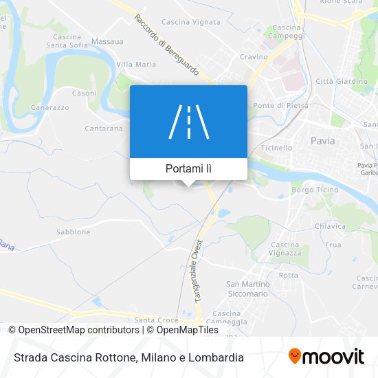 Mappa Strada Cascina Rottone