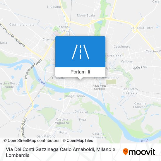Mappa Via Dei Conti Gazzinaga Carlo Arnaboldi