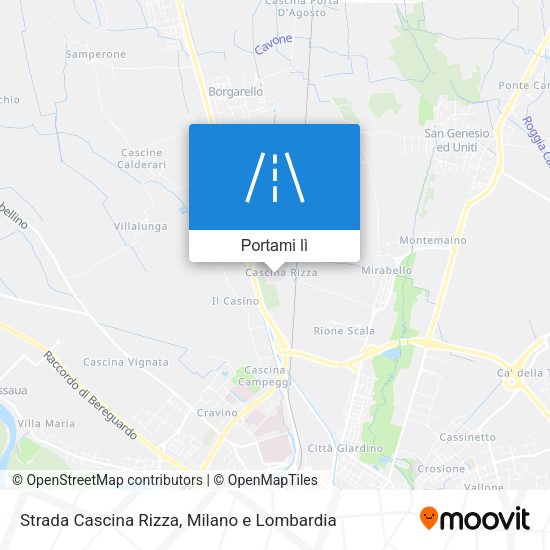 Mappa Strada Cascina Rizza
