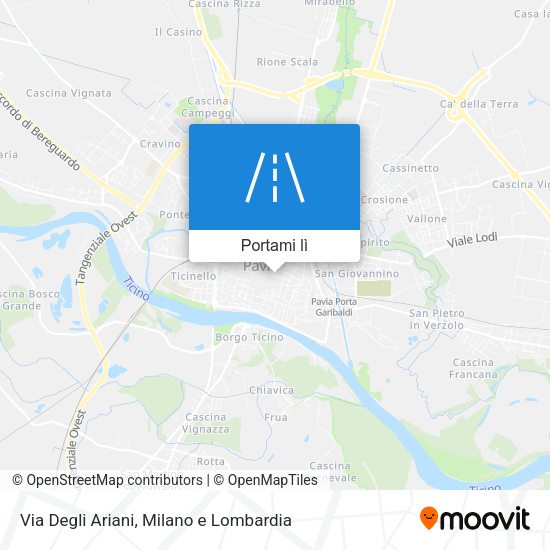 Mappa Via Degli Ariani