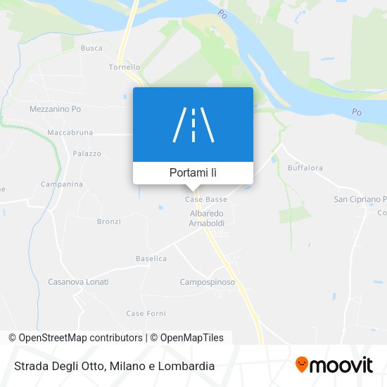 Mappa Strada Degli Otto