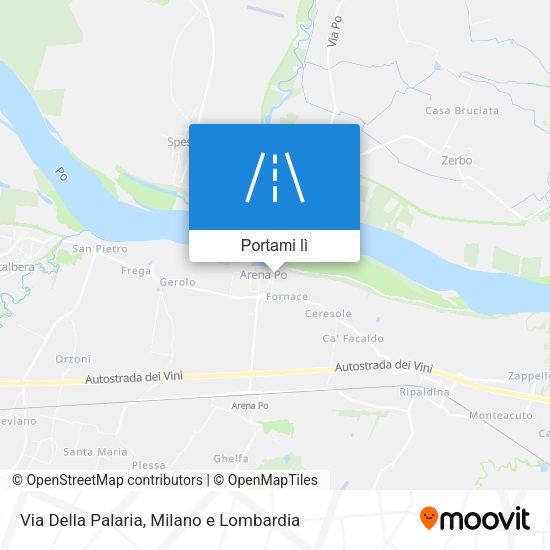 Mappa Via Della Palaria