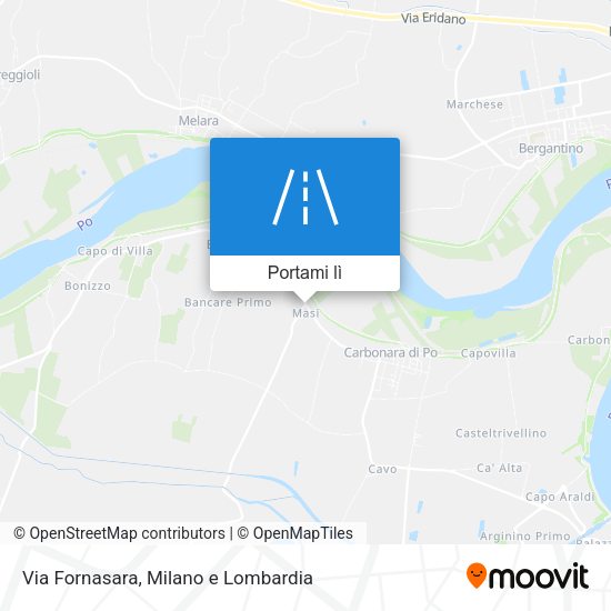 Mappa Via Fornasara