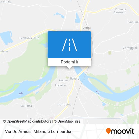Mappa Via De Amicis