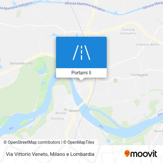 Mappa Via Vittorio Veneto