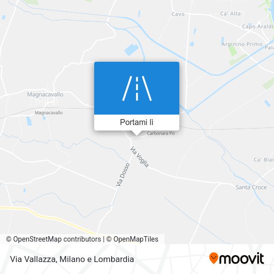 Mappa Via Vallazza