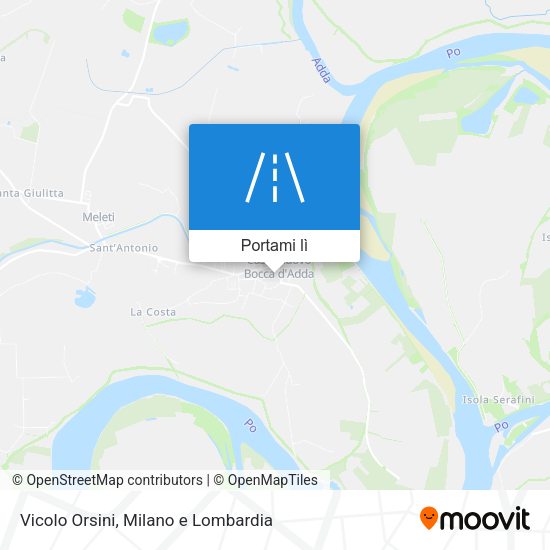 Mappa Vicolo Orsini