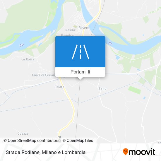 Mappa Strada Rodiane