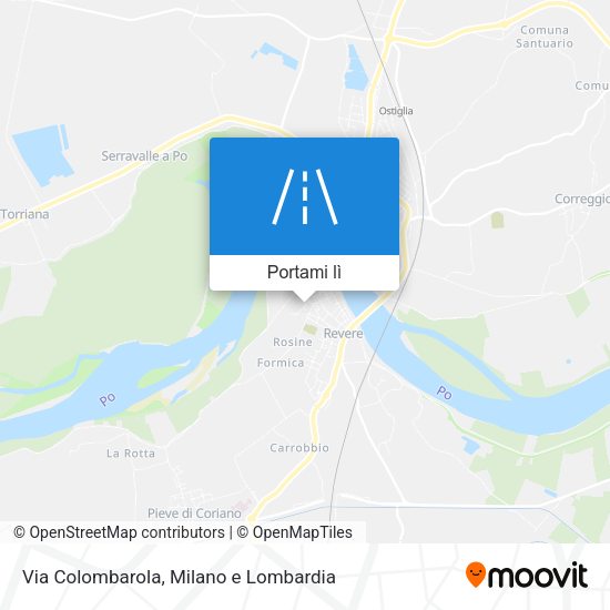 Mappa Via Colombarola