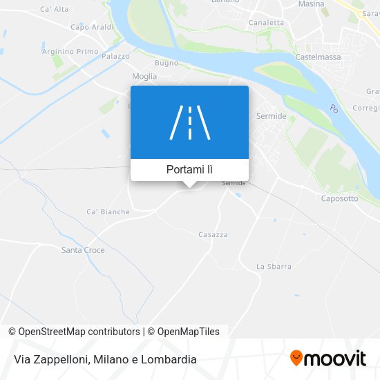 Mappa Via Zappelloni
