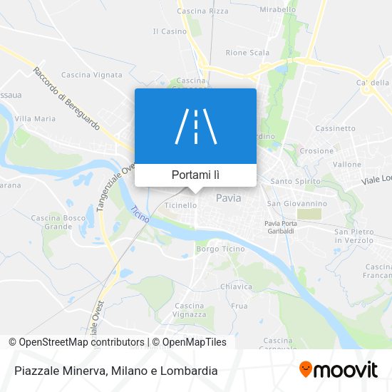 Mappa Piazzale Minerva