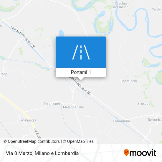 Mappa Via 8 Marzo