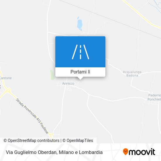 Mappa Via Guglielmo Oberdan