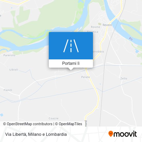 Mappa Via Libertà
