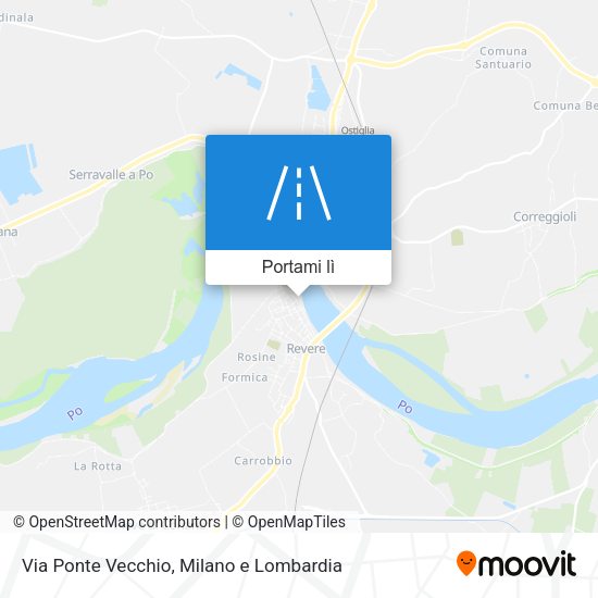 Mappa Via Ponte Vecchio