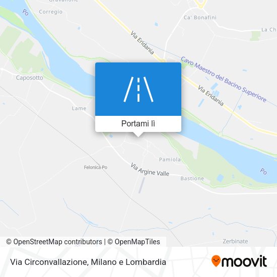 Mappa Via Circonvallazione