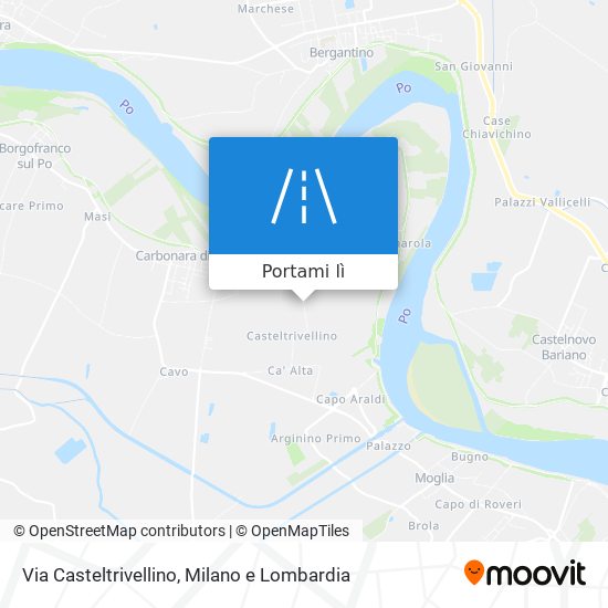 Mappa Via Casteltrivellino
