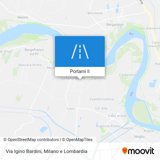 Mappa Via Igino Bardini