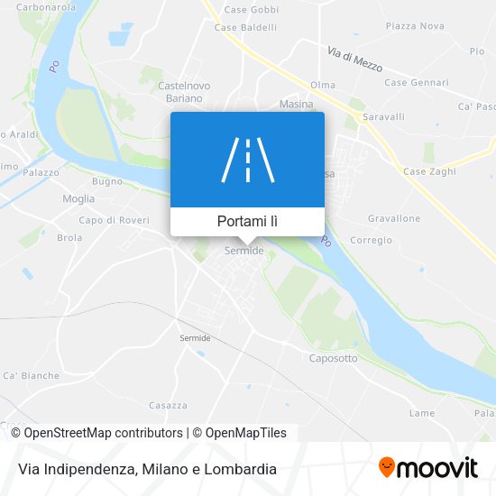 Mappa Via Indipendenza