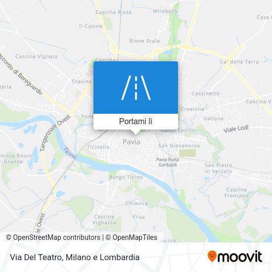 Mappa Via Del Teatro