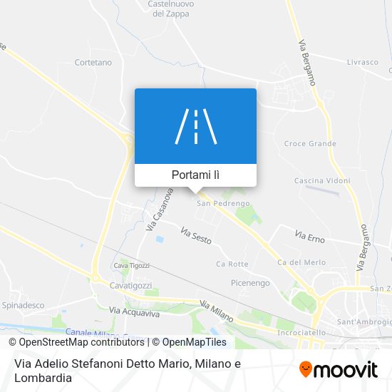 Mappa Via Adelio Stefanoni Detto Mario