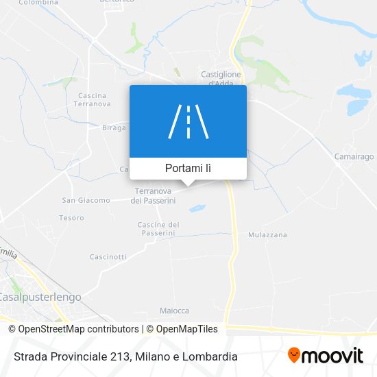Mappa Strada Provinciale 213