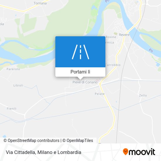 Mappa Via Cittadella