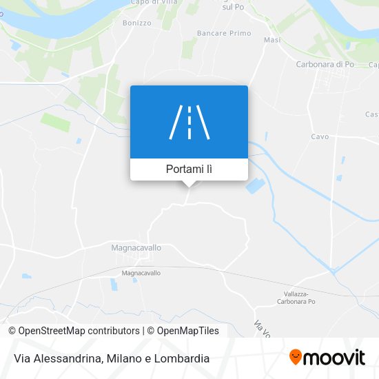 Mappa Via Alessandrina