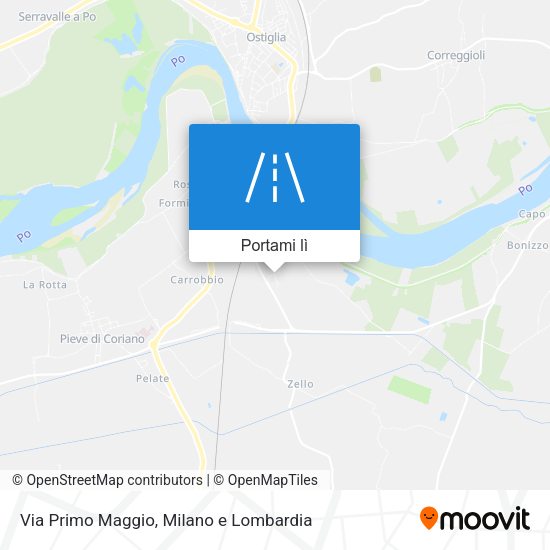 Mappa Via Primo Maggio