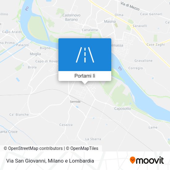 Mappa Via San Giovanni