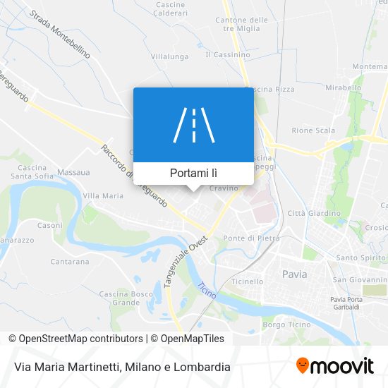 Mappa Via Maria Martinetti