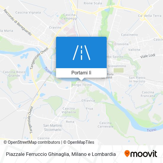Mappa Piazzale Ferruccio Ghinaglia