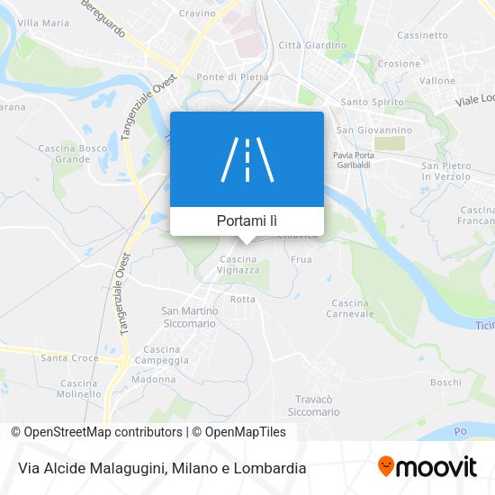 Mappa Via Alcide Malagugini