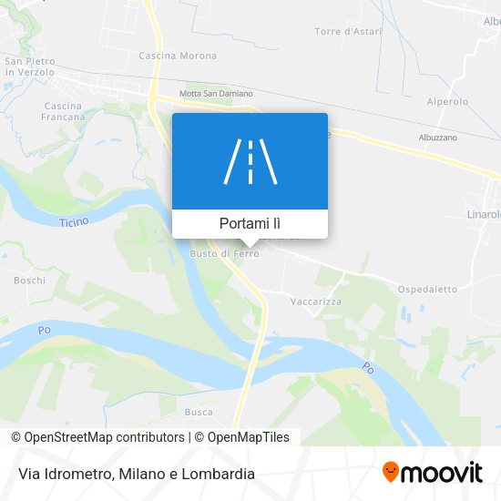 Mappa Via Idrometro