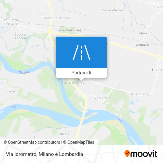 Mappa Via Idrometro