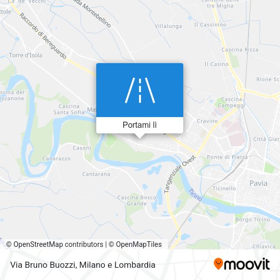 Mappa Via Bruno Buozzi