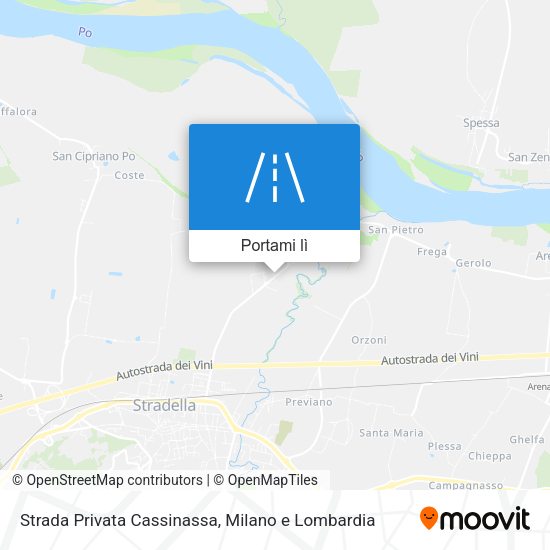 Mappa Strada Privata Cassinassa