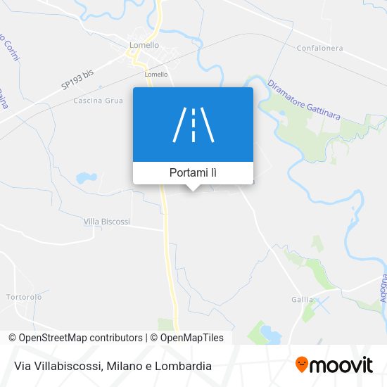 Mappa Via Villabiscossi