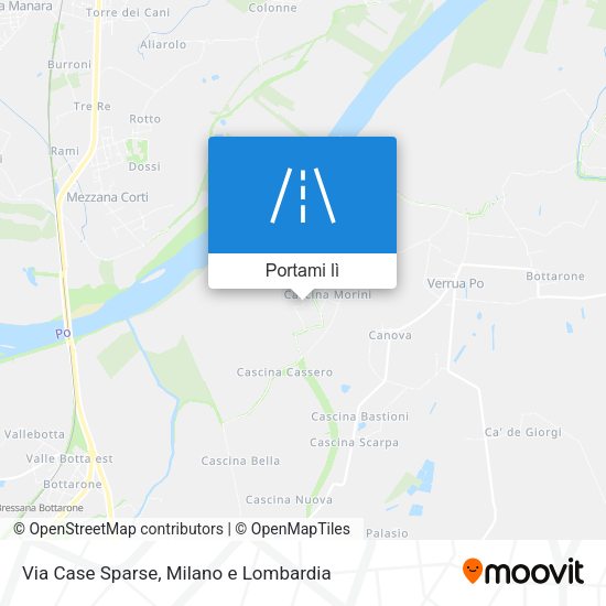 Mappa Via Case Sparse