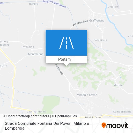 Mappa Strada Comunale Fontana Dei Poveri