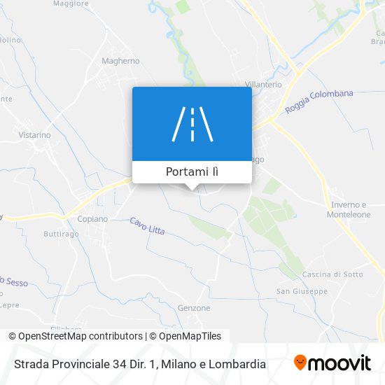 Mappa Strada Provinciale 34 Dir. 1
