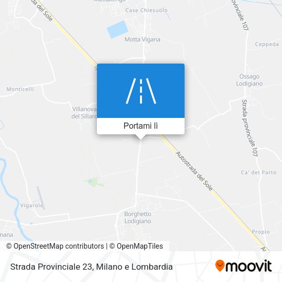 Mappa Strada Provinciale 23